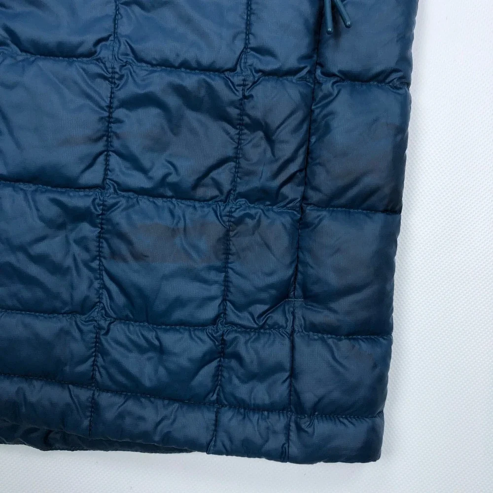 The North Face ThermoBall Eco Vest Mens Large Blue Quilted Puffer Zip NF0A3Y3N